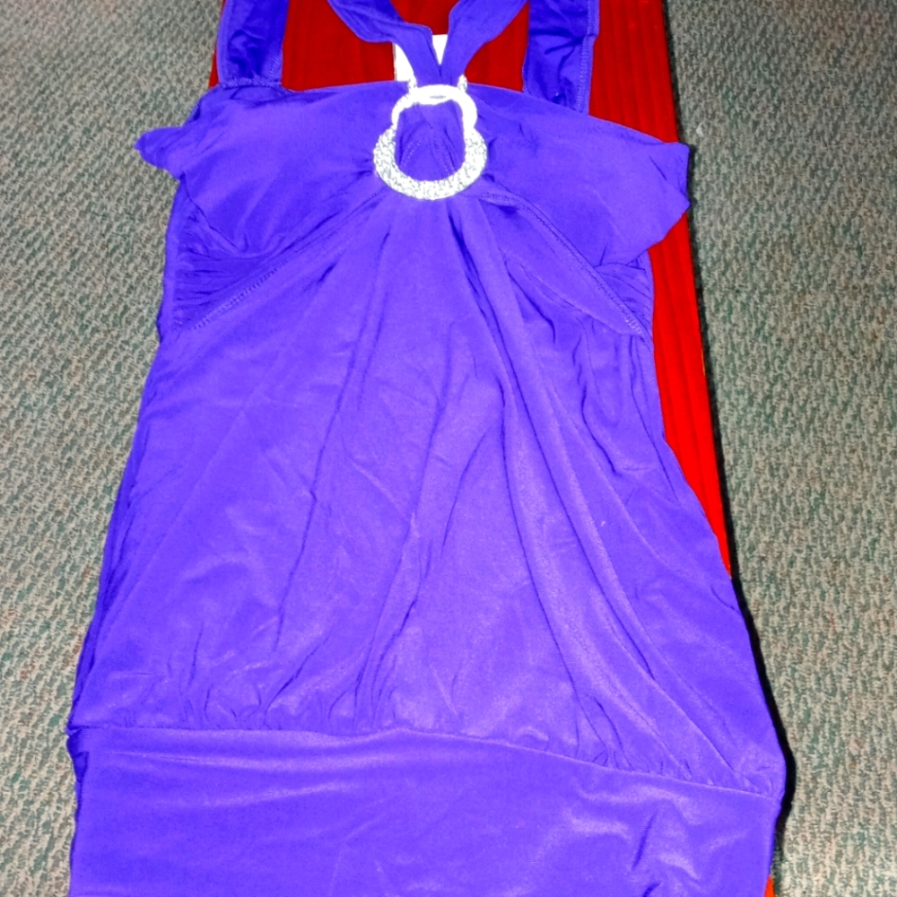 Purple Halter Top